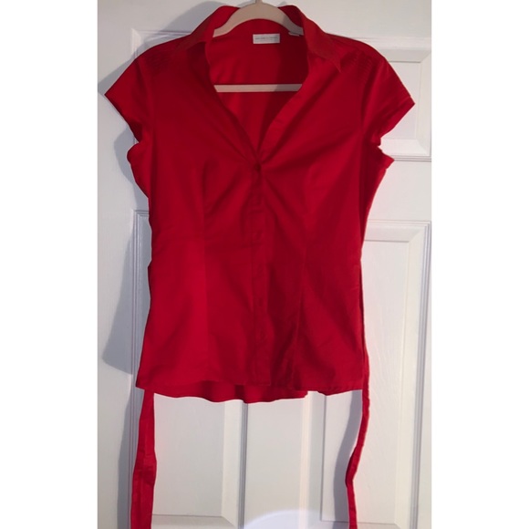 EUC || New York & Co. | RED Blouse - Picture 2 of 6